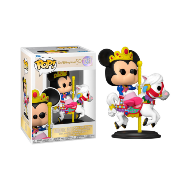 FUNKO MINNIE MOUSE ON PRINCE CHARMING REGAL CARROUSEL
