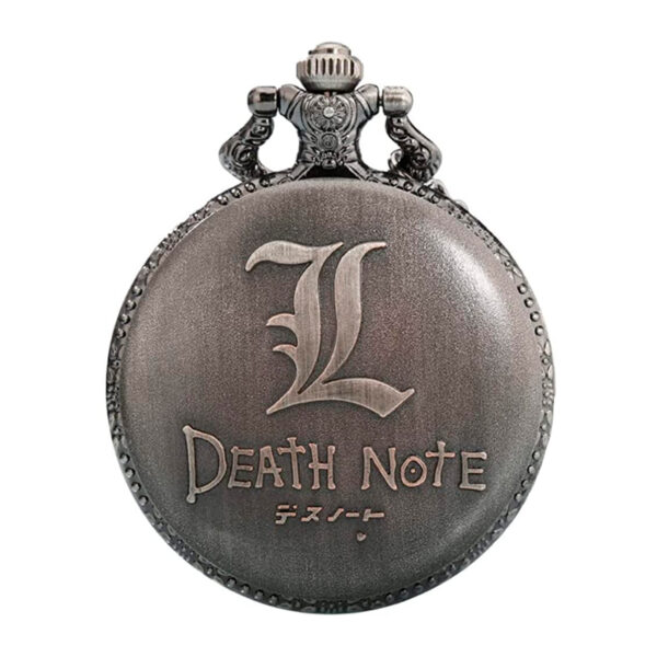 RELOJ DE BOLSILLO CON COLLAR DEATH NOTE